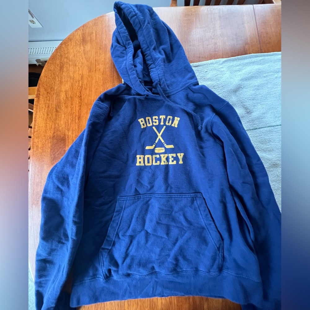 Blue Boston Hockey Hoodie​